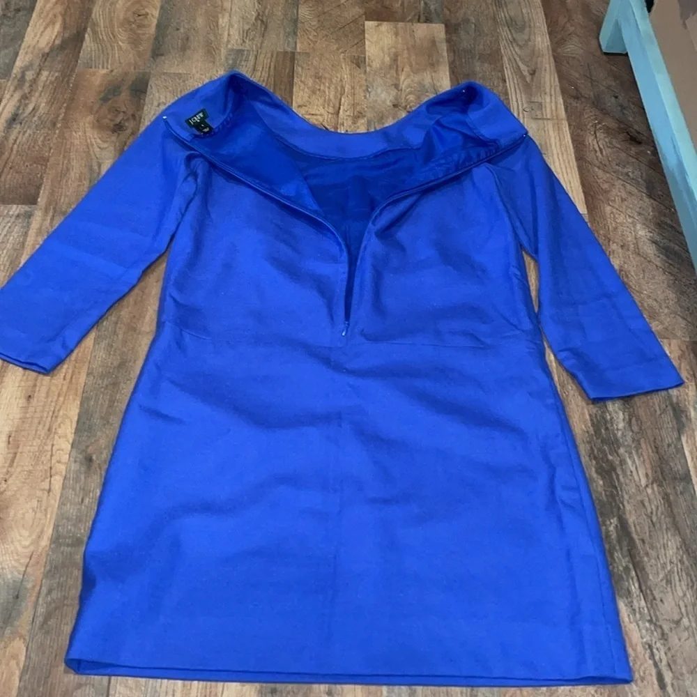 J Crew Wool Blend Mini Dress.  Fully‎ lined.  Size 0